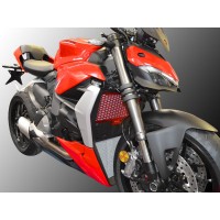 DBK Special Parts (Ducabike) Aluminum Upper Radiator Guard for the Ducati Streetfighter V2 DBK Special Parts (Ducabike) Aluminum Upper Radiator Guard for the Ducati Streetfighter V2